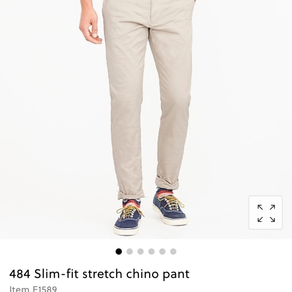 NWT J.CREW Slim-fit Stretch Sustainable Chino Pant